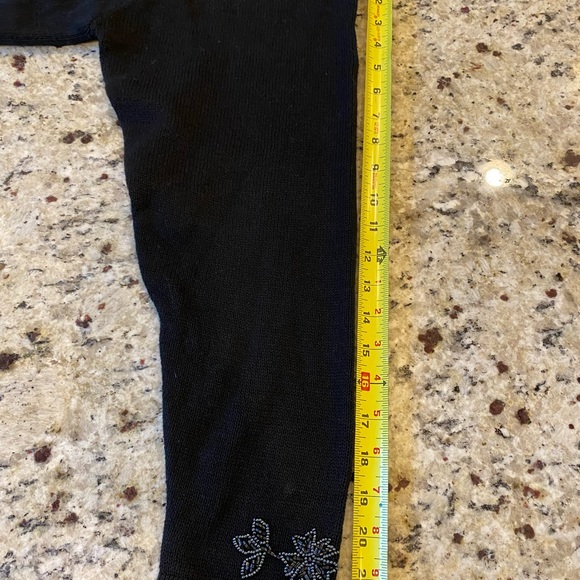 Victoria Jones Vintage Black Beaded Cardigan Sweater Large - Picture 12 of 16